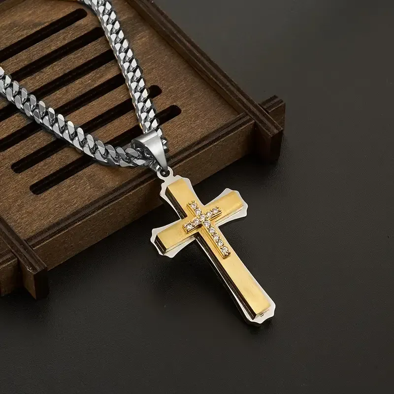 64 collier pendentif croix