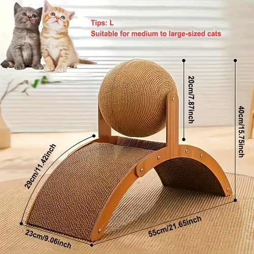 Cats scratching ball toy