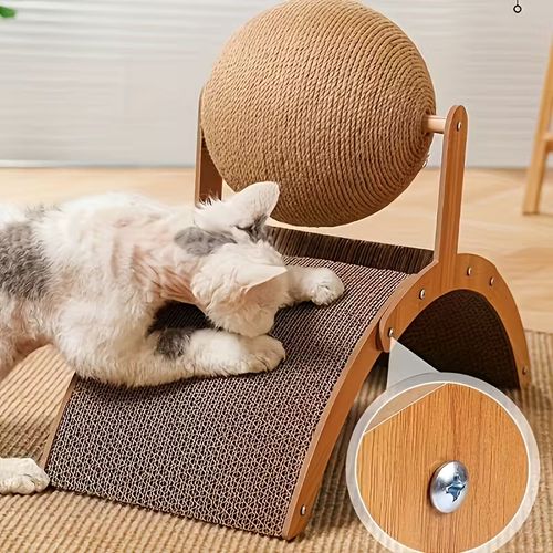 Cats scratching ball toy