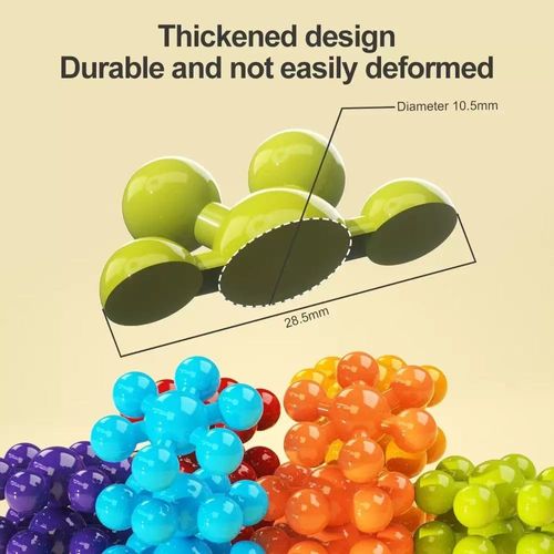 Flower-Shaped Construction Blocks Creative Building Set