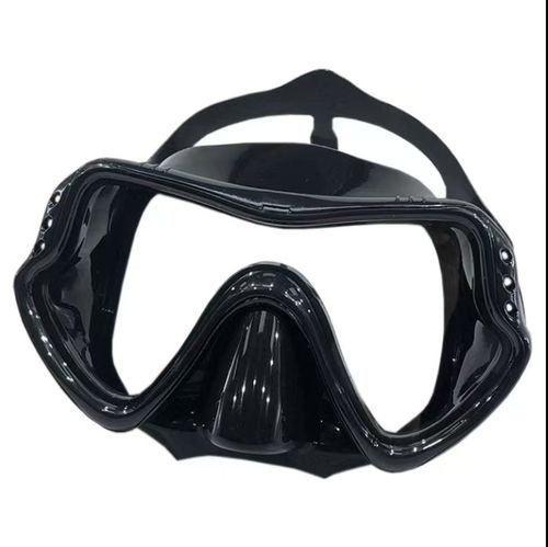 Tempered Glass Diving Mask – Leak-Proof Silicone Snorkeling Mask with Adjustable Head Strap
