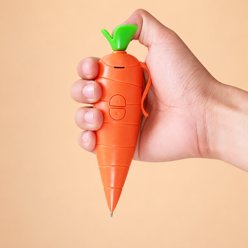 Orange Carrot Recording Writing Pen