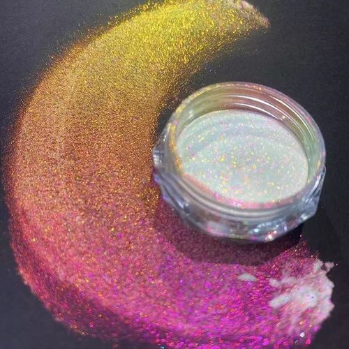 Aurora Chameleon Glitter Powder - Green or Pink