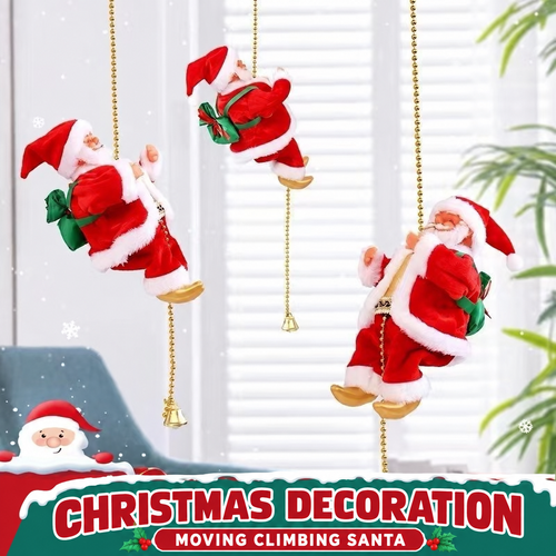 Climbing Santa Claus Hanging Christmas Decoration