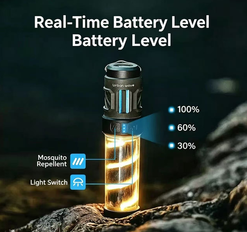 TINY REPELLER S - 2-in-1 Portable Mosquito Repellent with Lighting