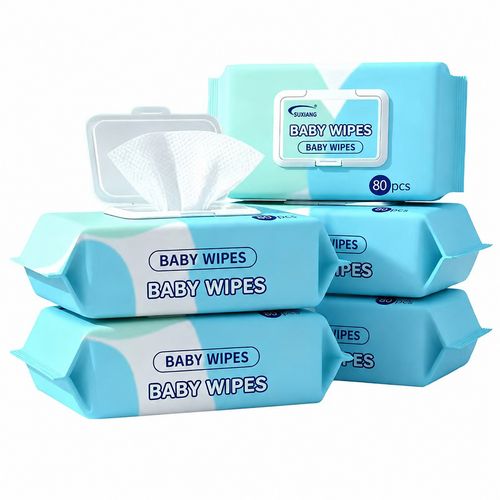 8-Pack Baby Wet Wipes, 80 Sheets Per Pack