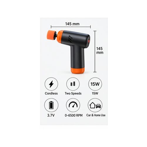 Cordless Mini Car Paint Polisher – Two-Speed Waxing Tool