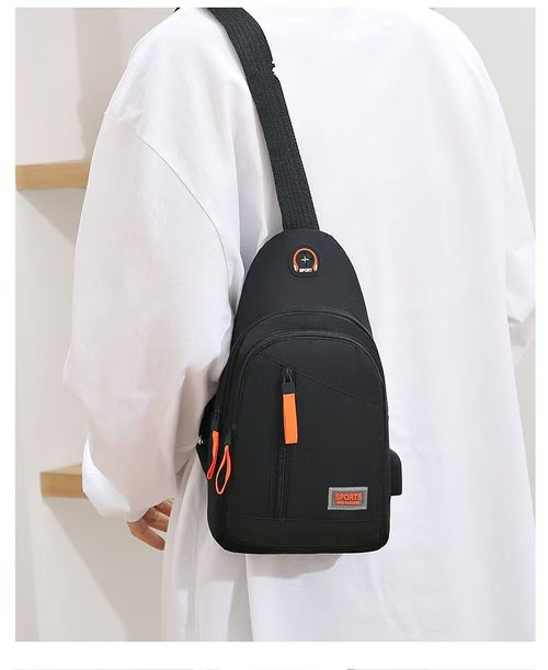 Sports Crossbody Sling Backpack Multi‑Pocket Chest Bag