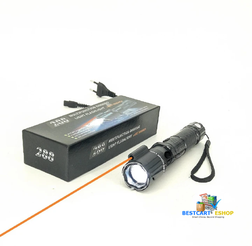 Tactical Flashlight • Self-Defense Tool • Emergency Laser