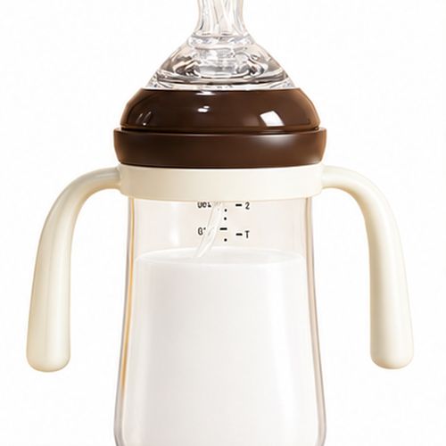 240 ml Baby Bottle with Handles and Protective Cap