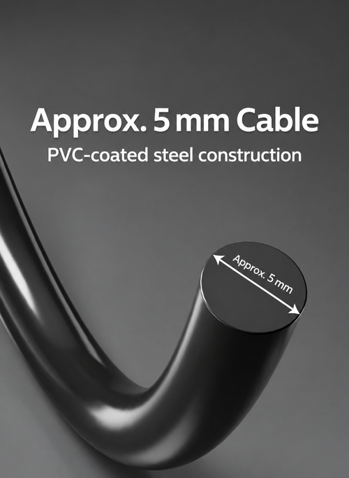 OVANTA Adjustable Steel Cable Jump Rope with Ball Bearings