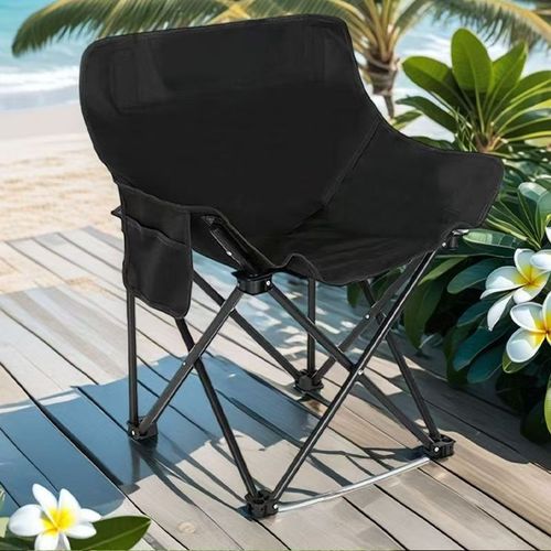 Duty Outdoor Moon Chair Foldable Portable Camping Seat for Picnic Beach Garden