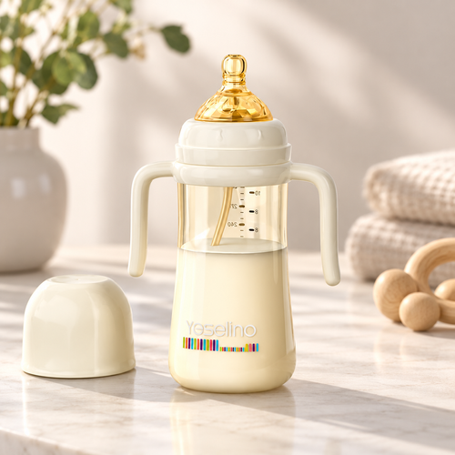 Amber 300 ml Handled Baby Bottle Gift Set