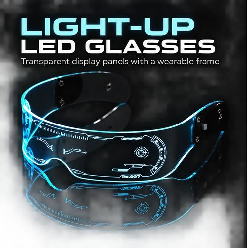 LED Light-Up Technology Glasses for Parties and Events