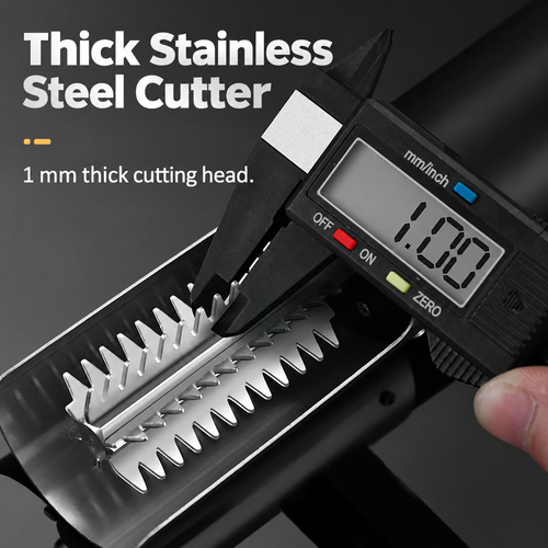Black Cordless Electric Fish Scaler with Stainless Steel Cutter