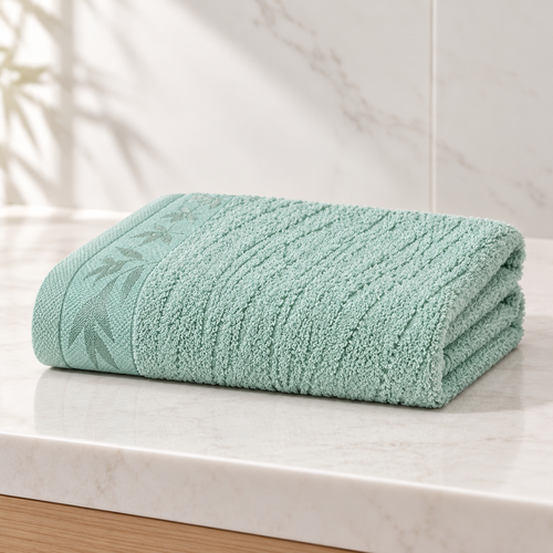 Mint Green Bamboo Fiber Towel | 34 × 70 cm