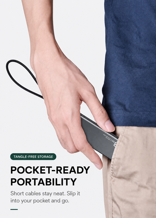 🔌 One cable, three connections! ⚡ Charge Lightning, Micro-USB, and USB-C devices with one compact 3-in-1 cable. Easy to carry, neatly stored, and perfect for everyday charging at home, work, or on the go! 📱✨