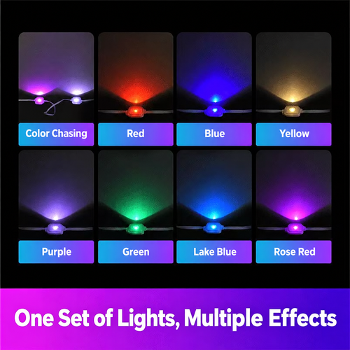 Smart RGB Eaves Lights with Remote and App Control