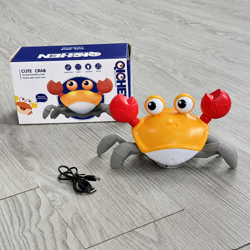 🦀 Meet the Dancing Crab Toy! 🎶✨ Fun music, colourful lights, and exciting movement keep children laughing, chasing, and playing. A perfect gift for endless family fun! 🎁