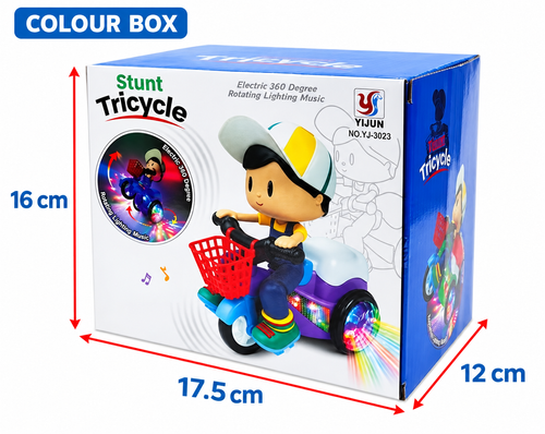🚲 Lights, music, and amazing 360° stunts! ✨ This electric tricycle brings exciting action and nonstop fun for kids. 🎶🎁