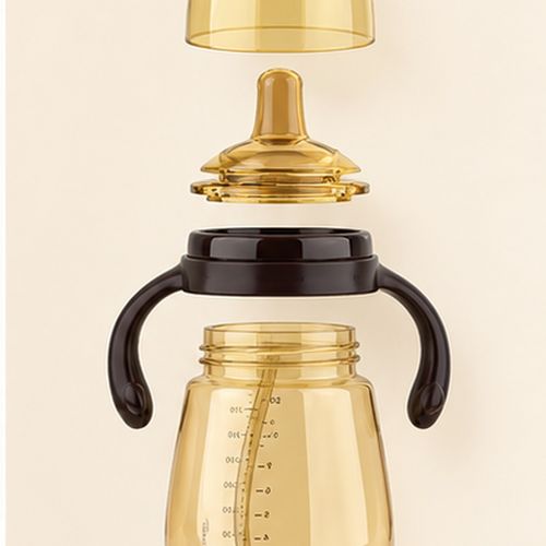 Amber 300 ml Baby Bottle with Handles
