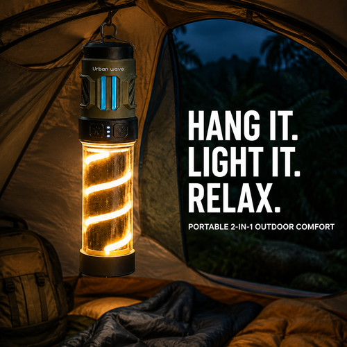 TINY REPELLER S - 2-in-1 Portable Mosquito Repellent with Lighting