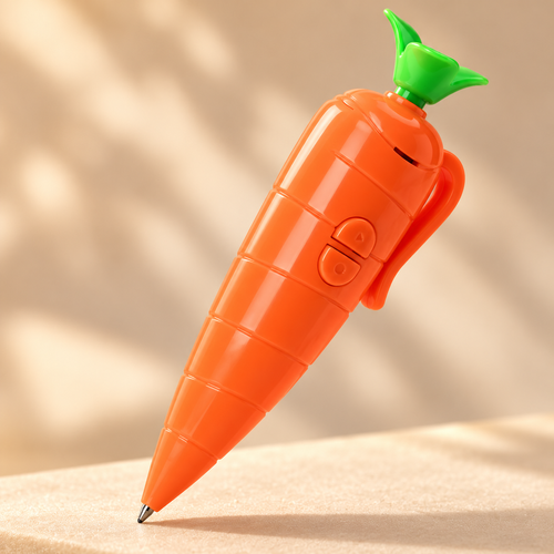 Orange Carrot Recording Writing Pen