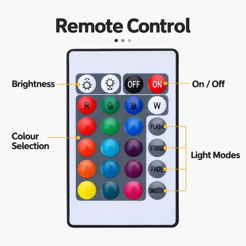 Rechargeable LED Crystal-Style Table Lamp with Remote Control