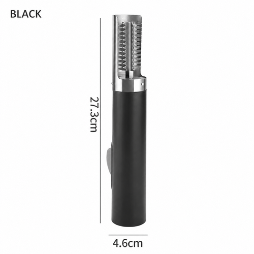 Black Cordless Electric Fish Scaler with Stainless Steel Cutter