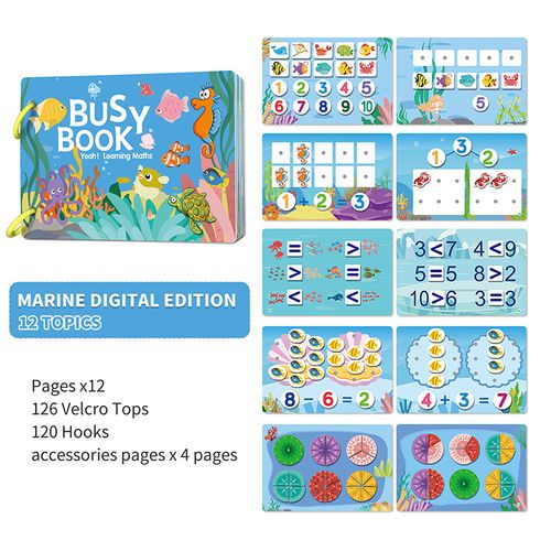 Three-Theme Early Learning Busy Book Set