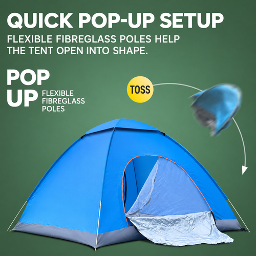 AmblingBear 0.75 kg Blue Pop-Up Tent | Ghana