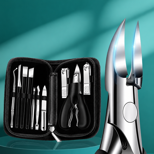 10-Piece Nail Care Tool Set with Case