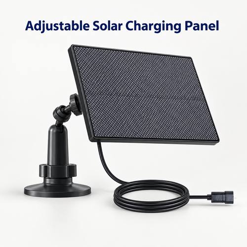 Adjustable Solar Charging Panel for Outdoor Cameras