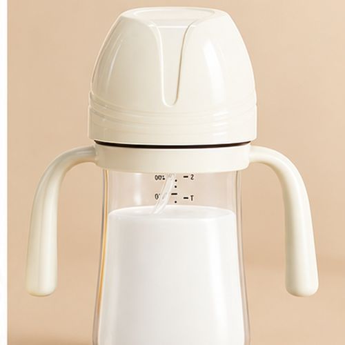 240 ml Baby Bottle with Handles and Protective Cap