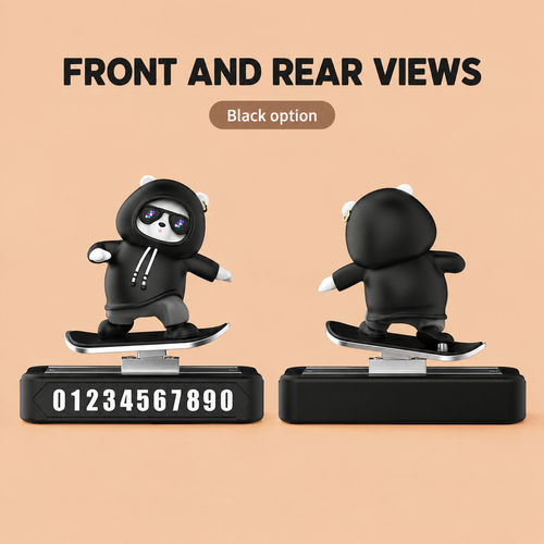 Snowboard Bear Dashboard Parking Number Sign | Ghana
