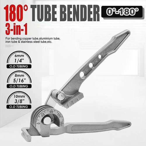 3-in-1 Manual Tube Bender for 6 mm, 8 mm and 10 mm Tubing