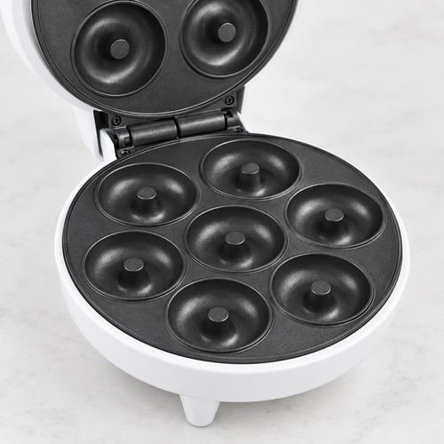 White Electric Donut Maker with Seven Wells