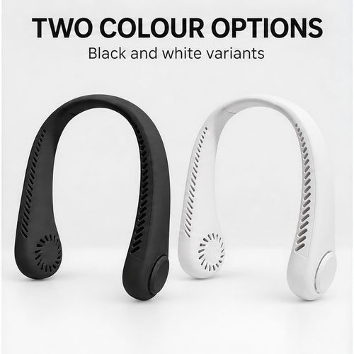 Bladeless Wearable Neck Fan - Black or White