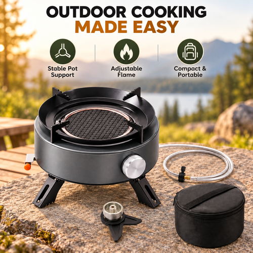 Portable Windproof Infrared Camping Gas Stove