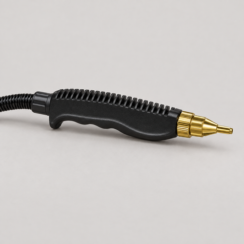 Compact Steam Cleaner with Handheld Nozzle and Cleaning Attachments