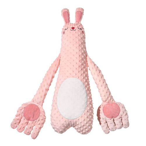 Pink Bunny Plush Comfort Cushion with Remote