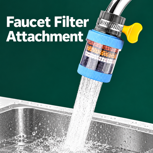 Blue Faucet Extension Filter Attachment