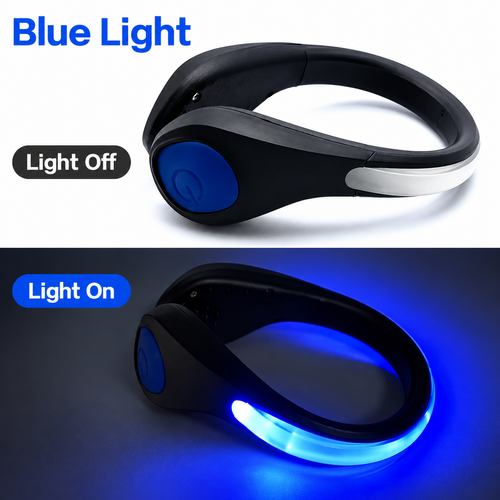 LED Shoe Heel Safety Lights - Pink or Blue