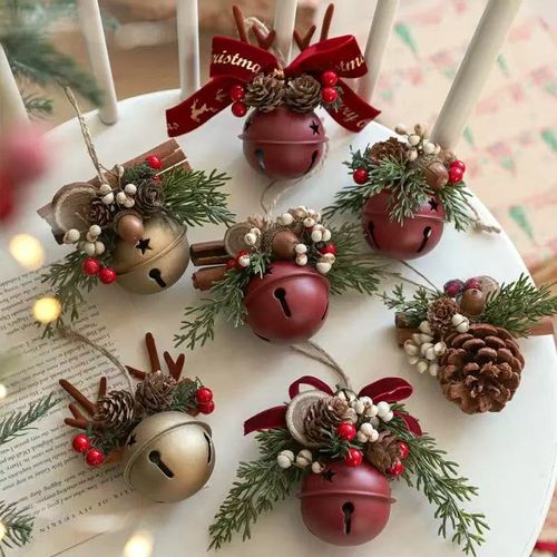 Christmas Bell Ornament, Gold or Red | Ghana