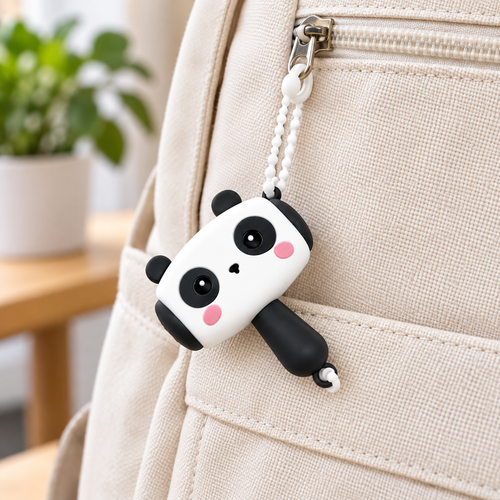Panda and Bear Novelty Hammer Keychain Toy