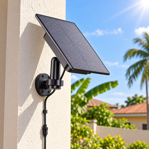 Adjustable Solar Charging Panel for Outdoor Cameras