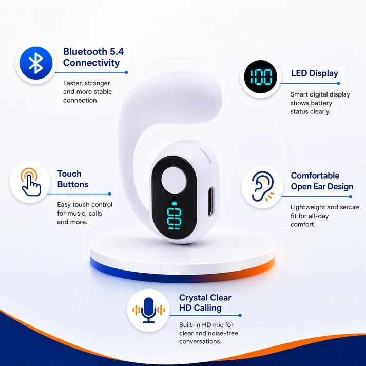 clip-on-wireless-bluetooth-calling-earphone-with-display