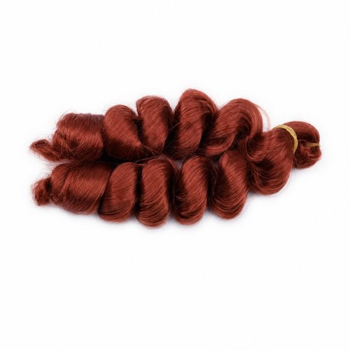 Auburn French Curl Braiding Hair Extension
