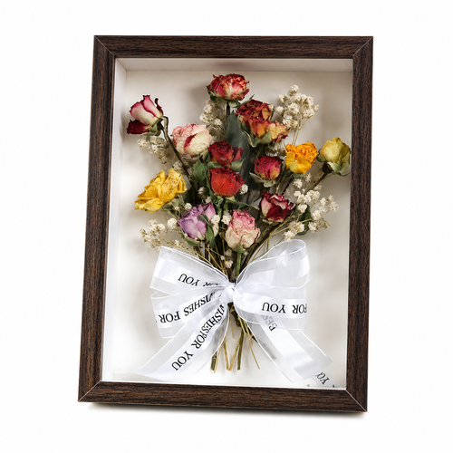 🌹 Preserve beautiful flowers and precious memories forever. A timeless decoration and a meaningful gift for someone special. 🎁✨