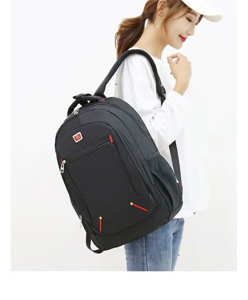 Casual Backpack, 15.6 Inch Laptop Backpack, Oxford Cloth Lightweight Daypack with Multi Compartments for Work, School, Travel and Daily Use